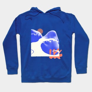 Blue nude Hoodie